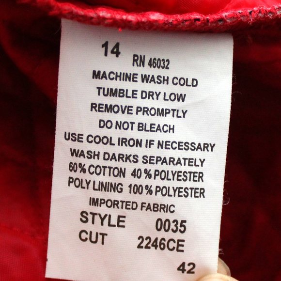 Plaid Quilted Vest SOUTHERN LADY Syle 0035 Excellent Size S  40" Bust Like New - Picture 9 of 9